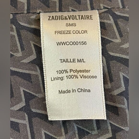 ZADIG & VOLTAIRE jacket BLACK FAUX MINK FUR COAT. Freeze color NWT. M/L - Picture 10 of 15